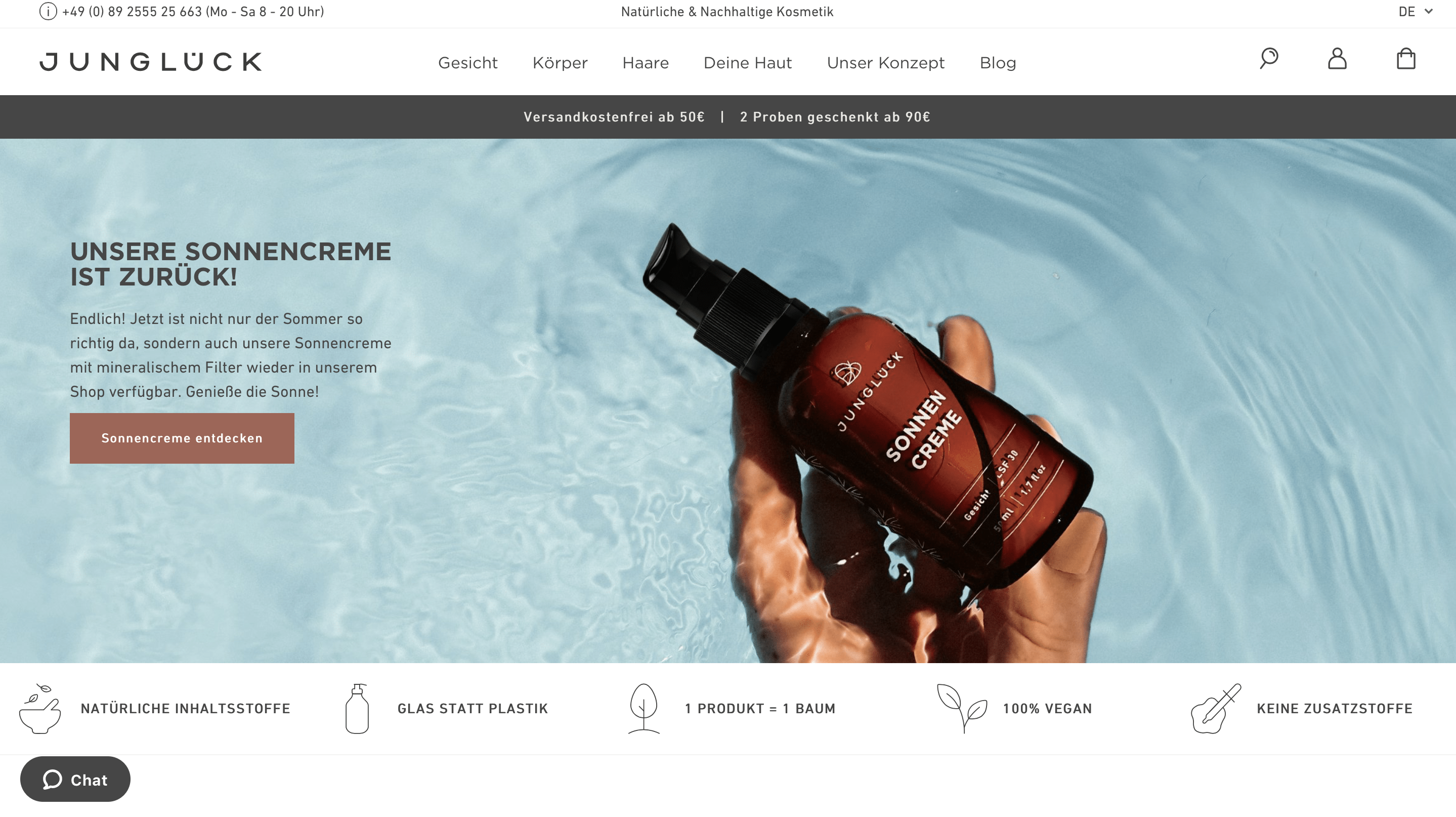 Produktfotos Hautpflege Junglück Elena Peters Fotografie