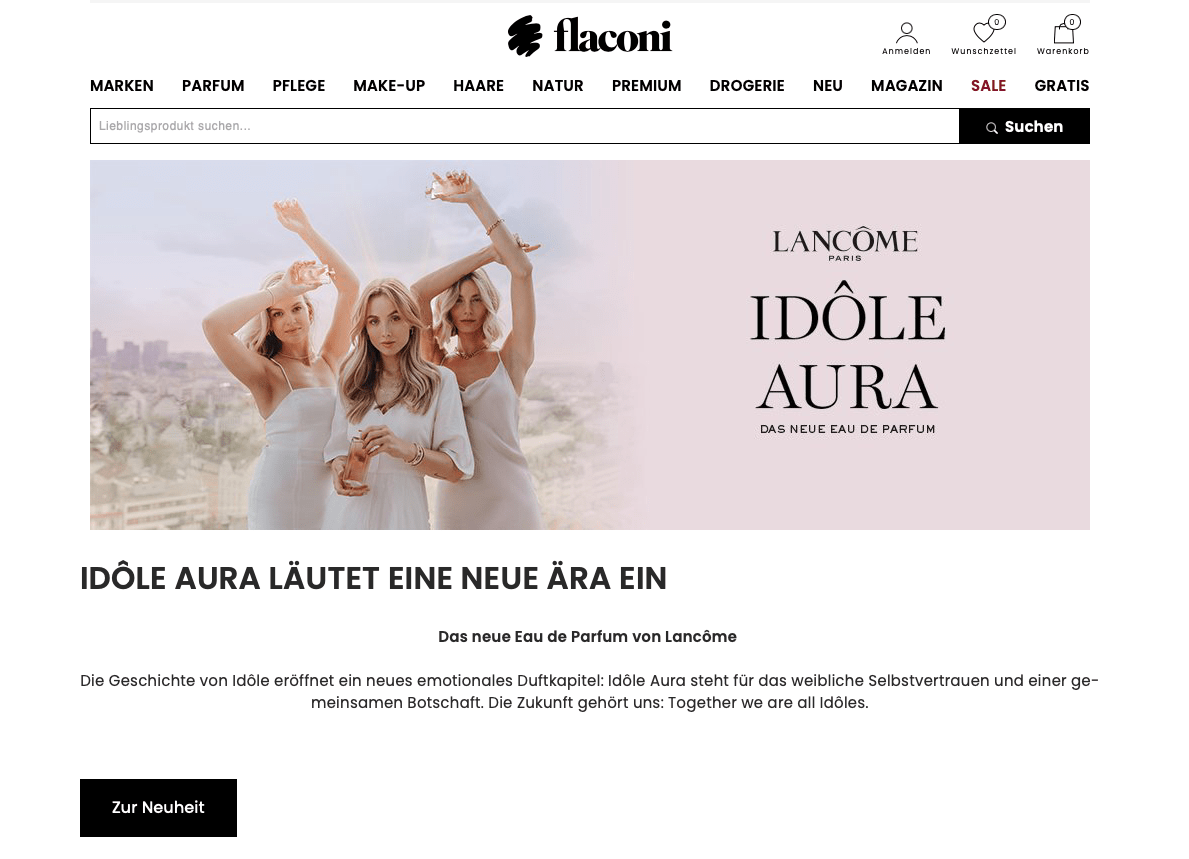 Brandshooting Düsseldorf Lancome Elena Peters Fotografie