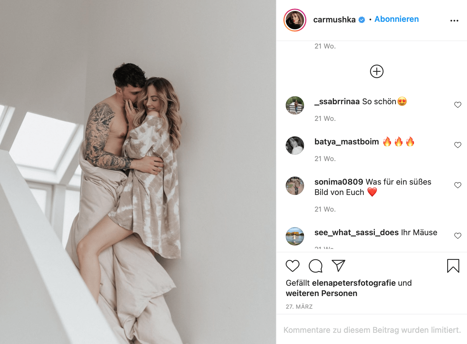 Influencer Fotografie Carmushka Köln Elena Peters Fotografie