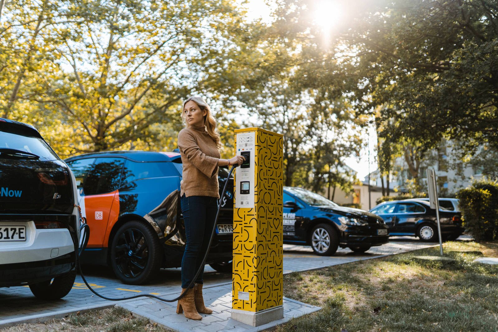Kampagenenshoot Berlin Allego Carsharing Elena Peters Fotografie